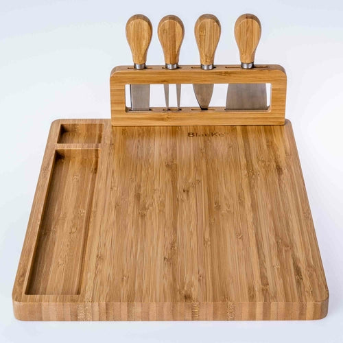 Bamboo Cheese Board and Knife Set