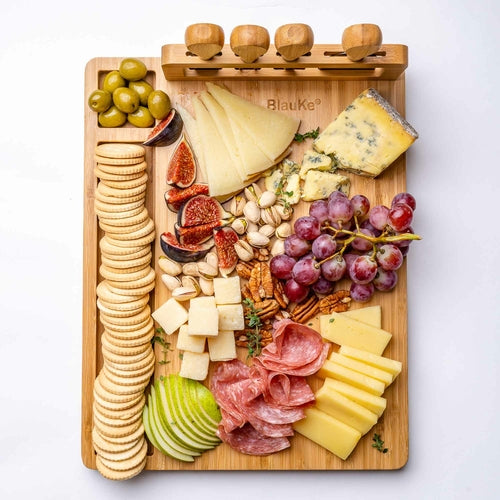 Bamboo Cheese Board and Knife Set